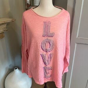 Magnolia Pearl Pink Love Tee